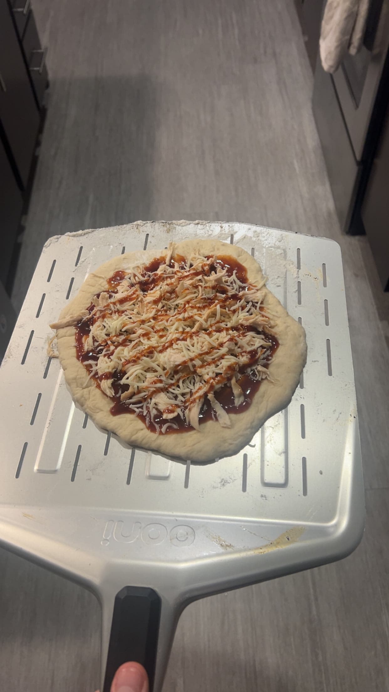 BBQ Pizza Before