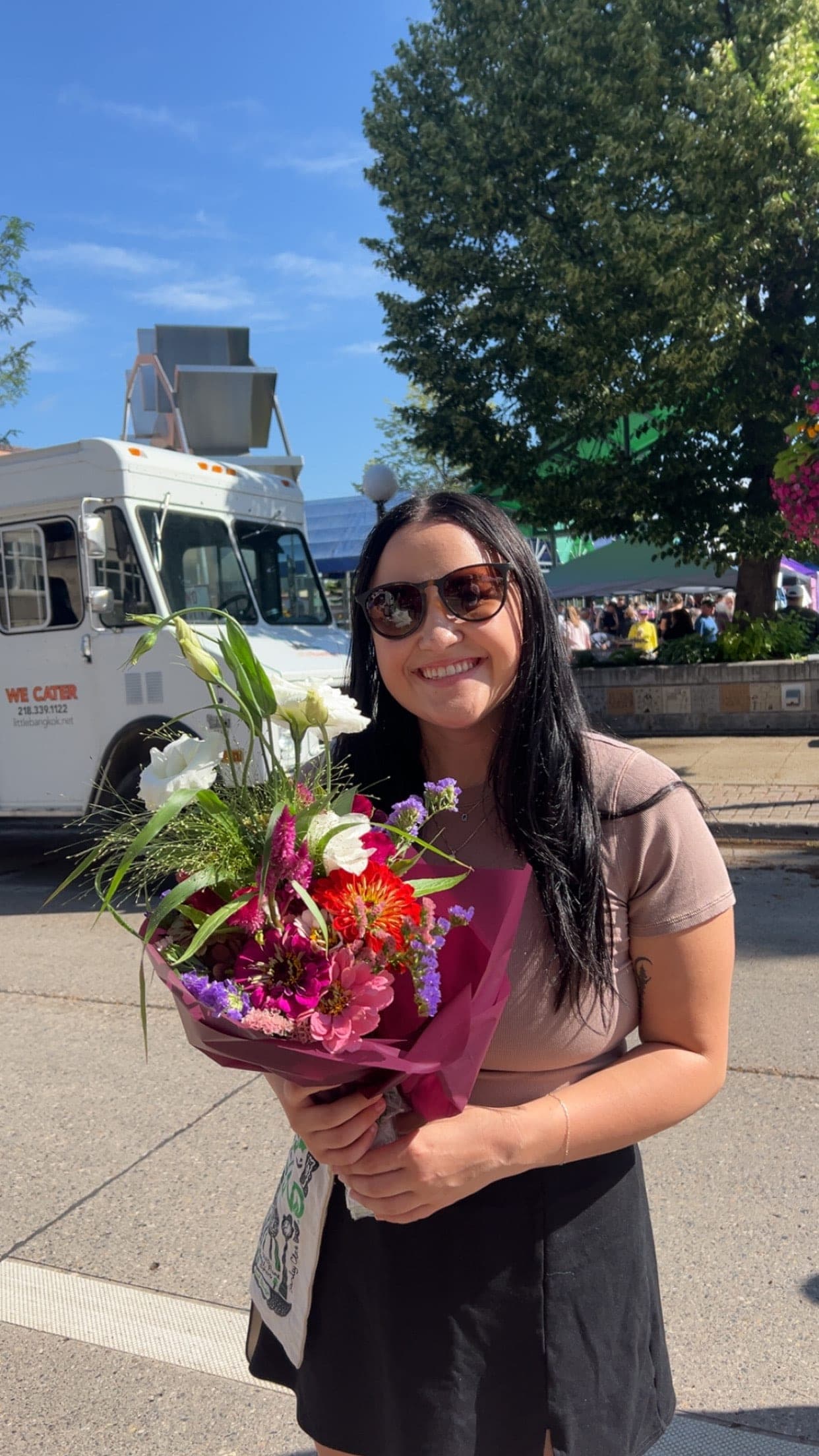 Reganne and her Flowers
