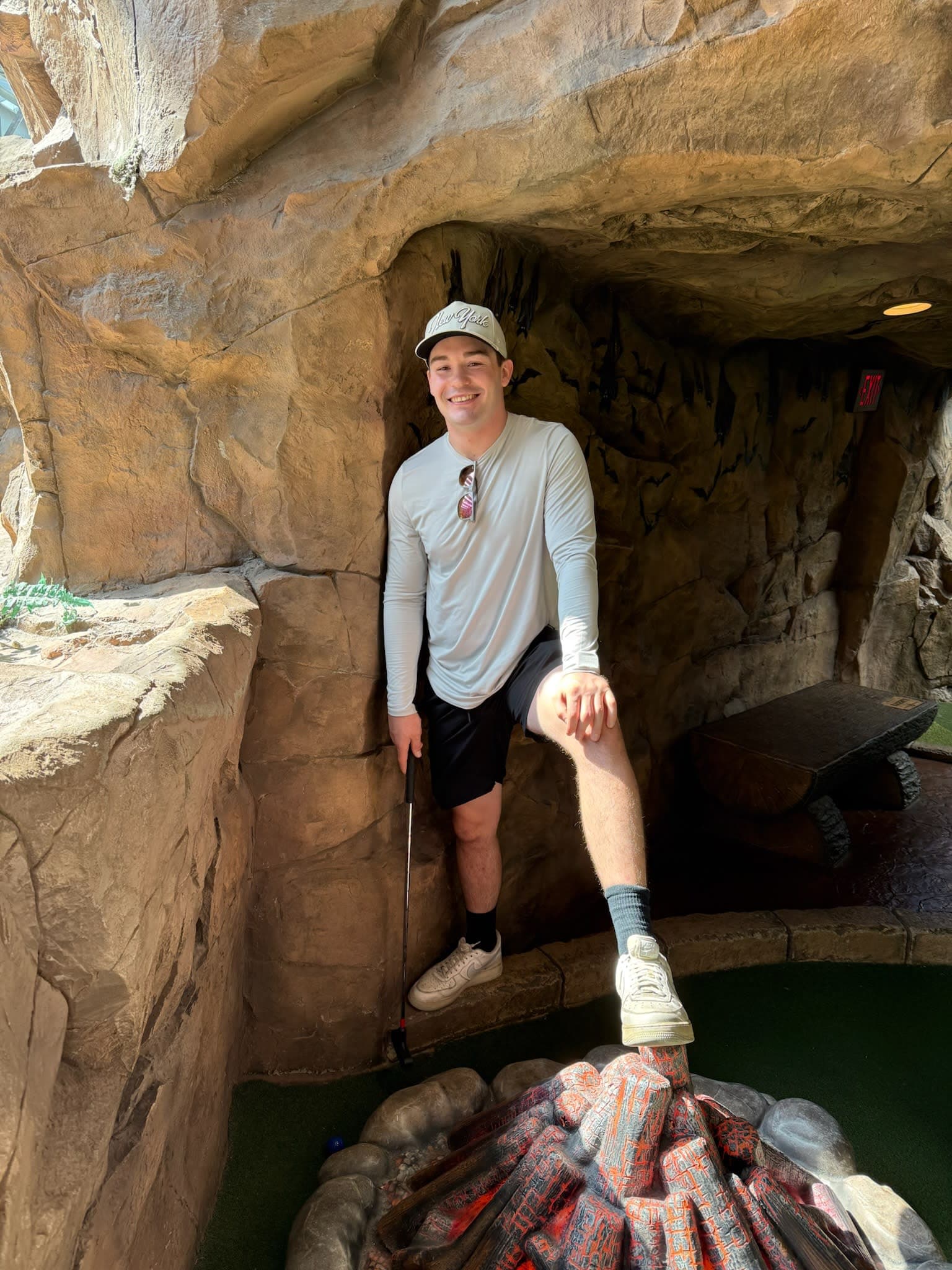 Quinn at Mini Golf