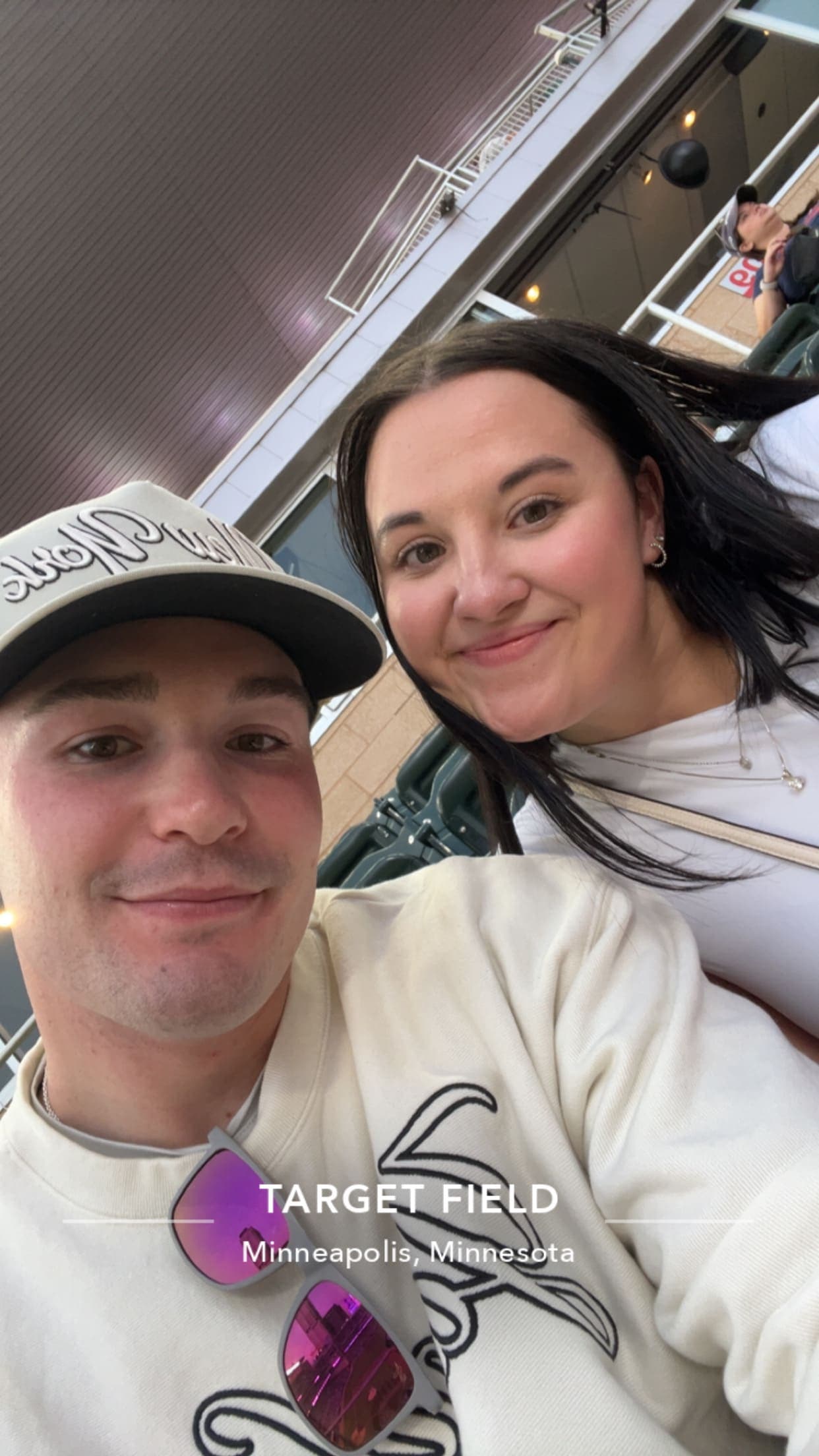 Baseball Game Selfie
