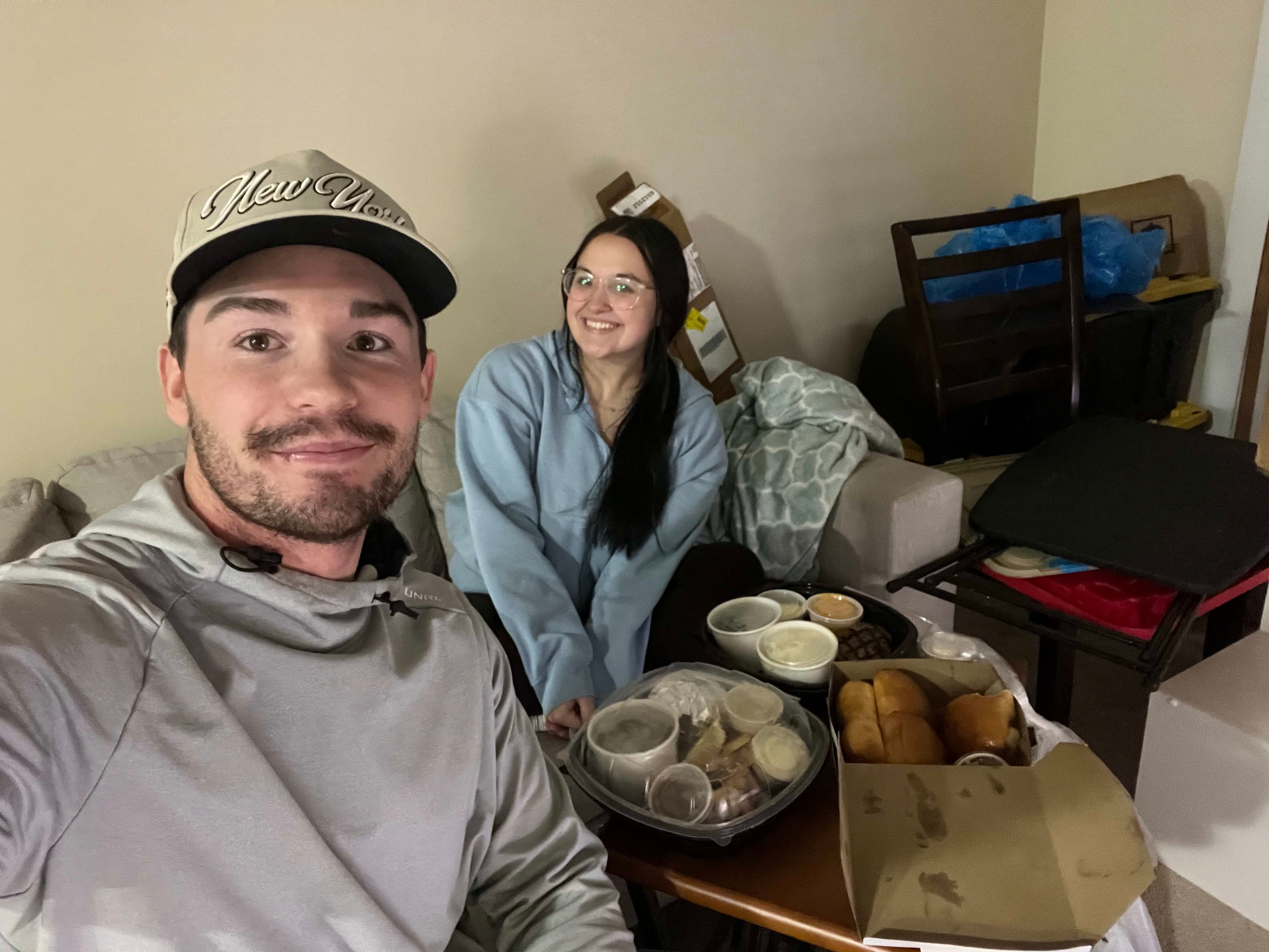 First Dinner in Grand Forks