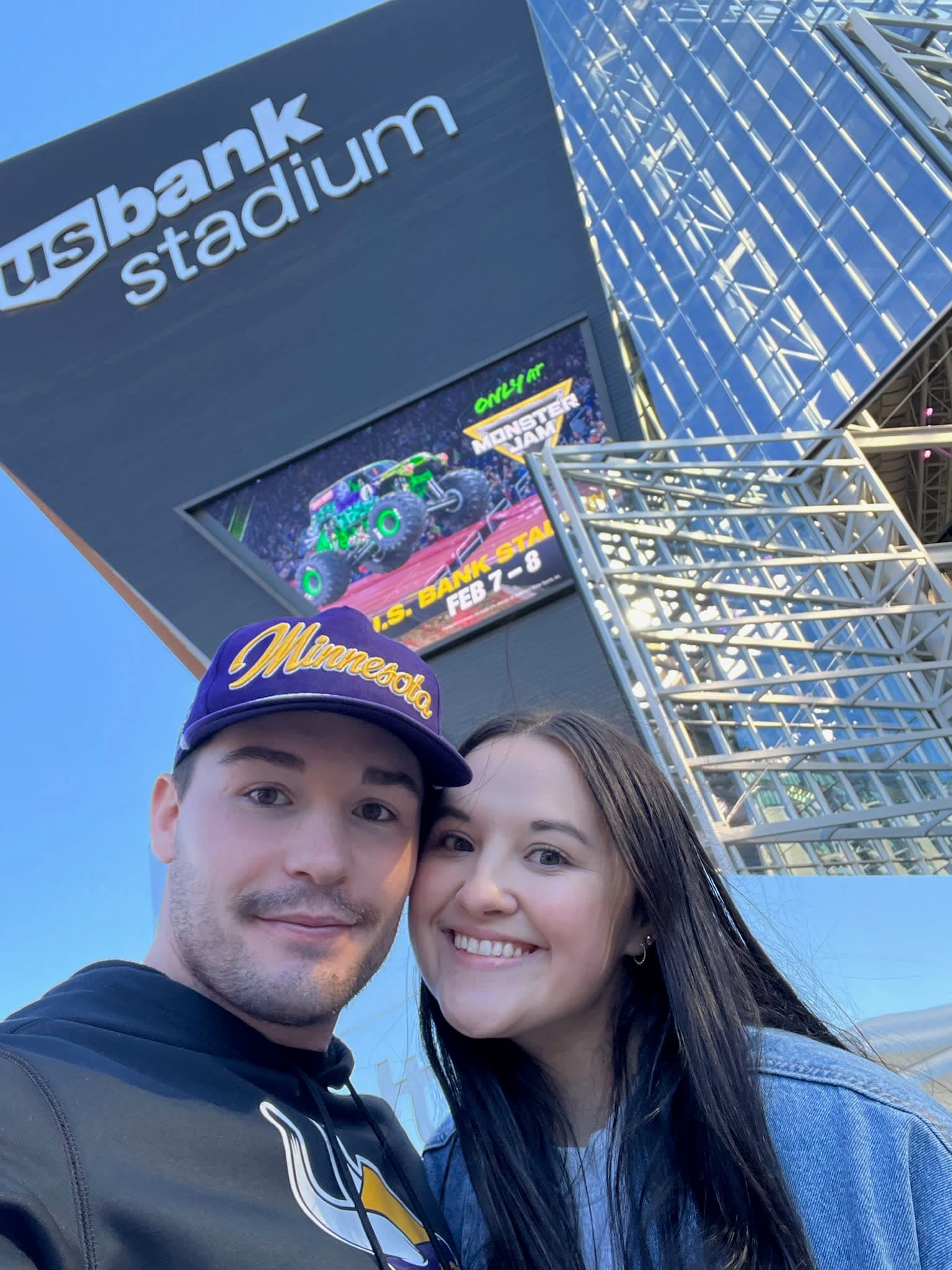 Selfie Outside U.S. Bank Stadium