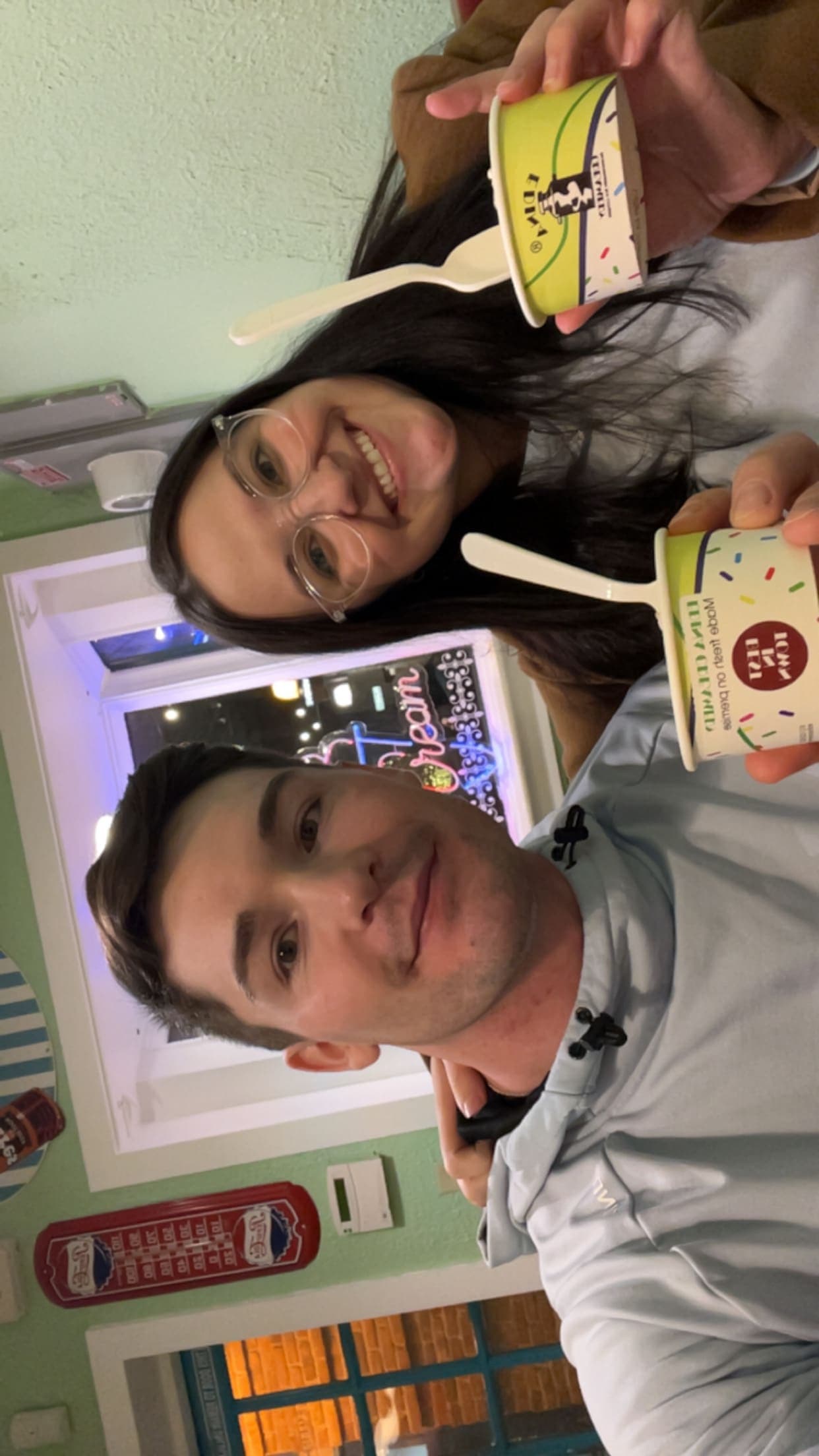 Selfie at Edina Creamery