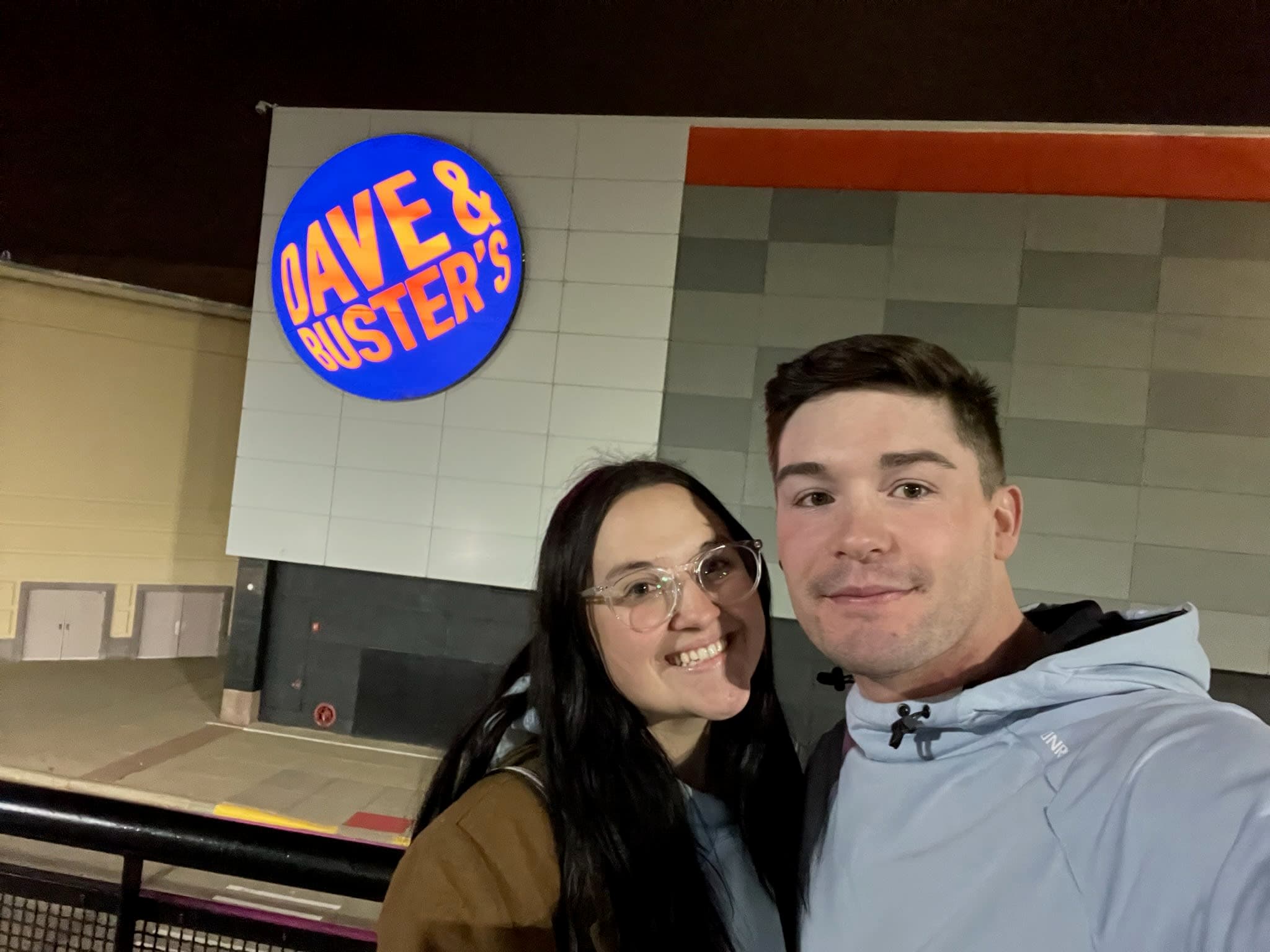 Selfie at Dave & Buster's