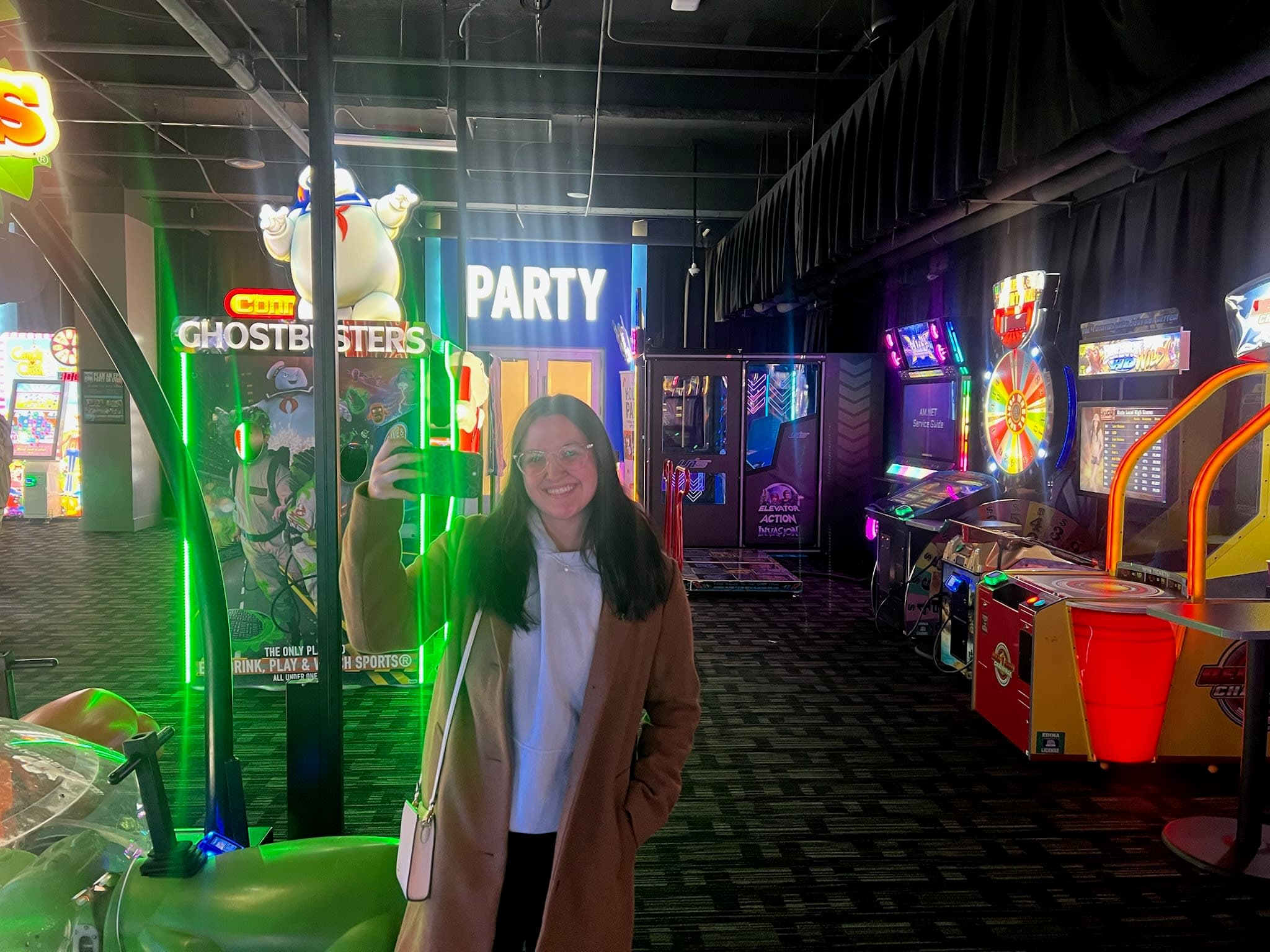 Reganne at Dave & Buster's