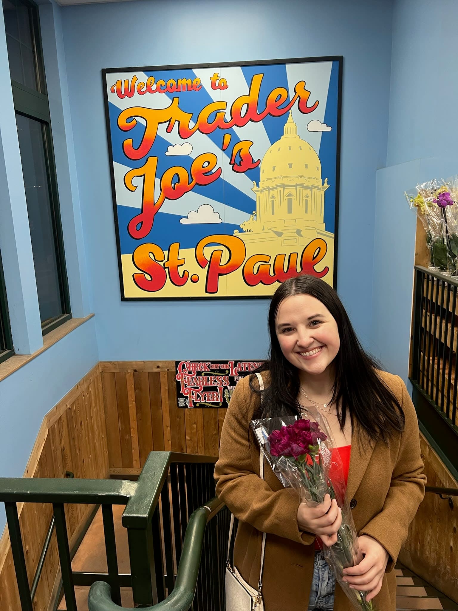 Reganne at Trader Joe's