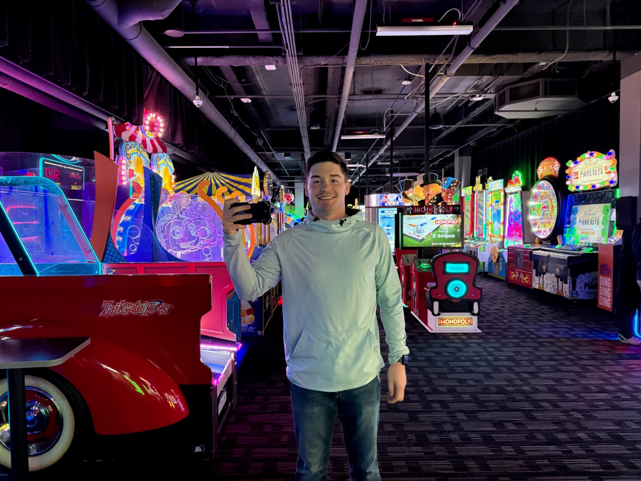 Quinn at Dave & Buster's